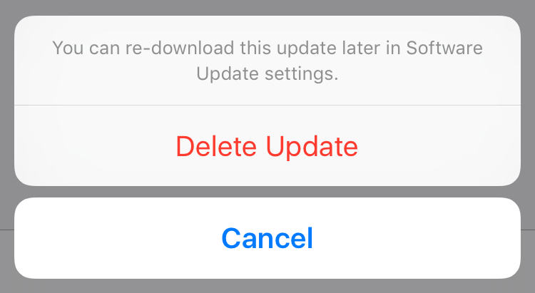 Uninstall apple updates on iphone